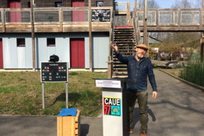 Présentation par Stéphane Rouault , architecte chez @Lemérou Architecture , du projet d'hébergement des chercheurs et étudiants à la Station d'écologie forestière de l'université de Paris Diderot -Fontainebleau77 - Archi sur site - CAUE77