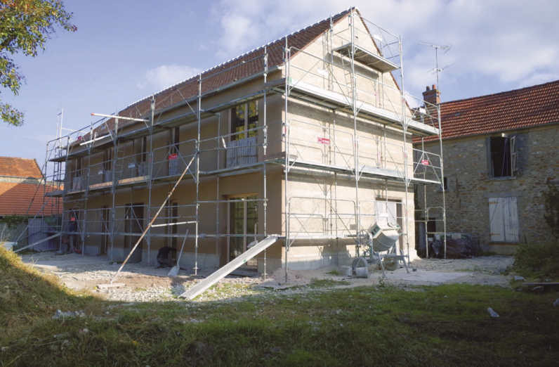 Opération de Bouray-sur-Juine, photo du chantier prise en 2025